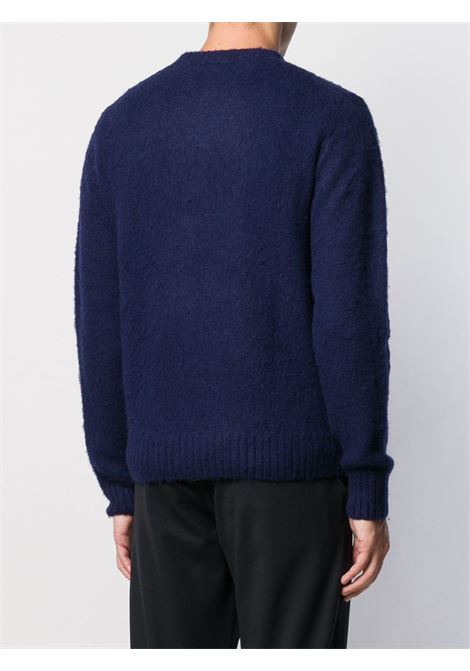 maglione girocollo uomo verde navy ASPESI | M183 516501098